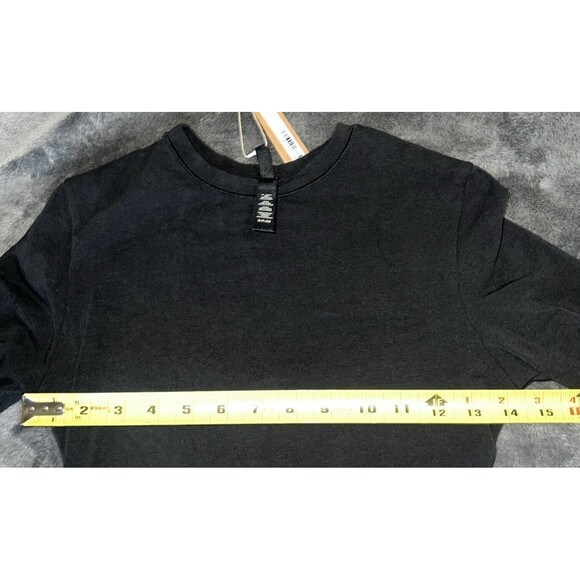 SMALL Skims Cotton Jersey Long Sleeve T-Shirt SOOT AP-TSH-0647 - Picture 5 of 6